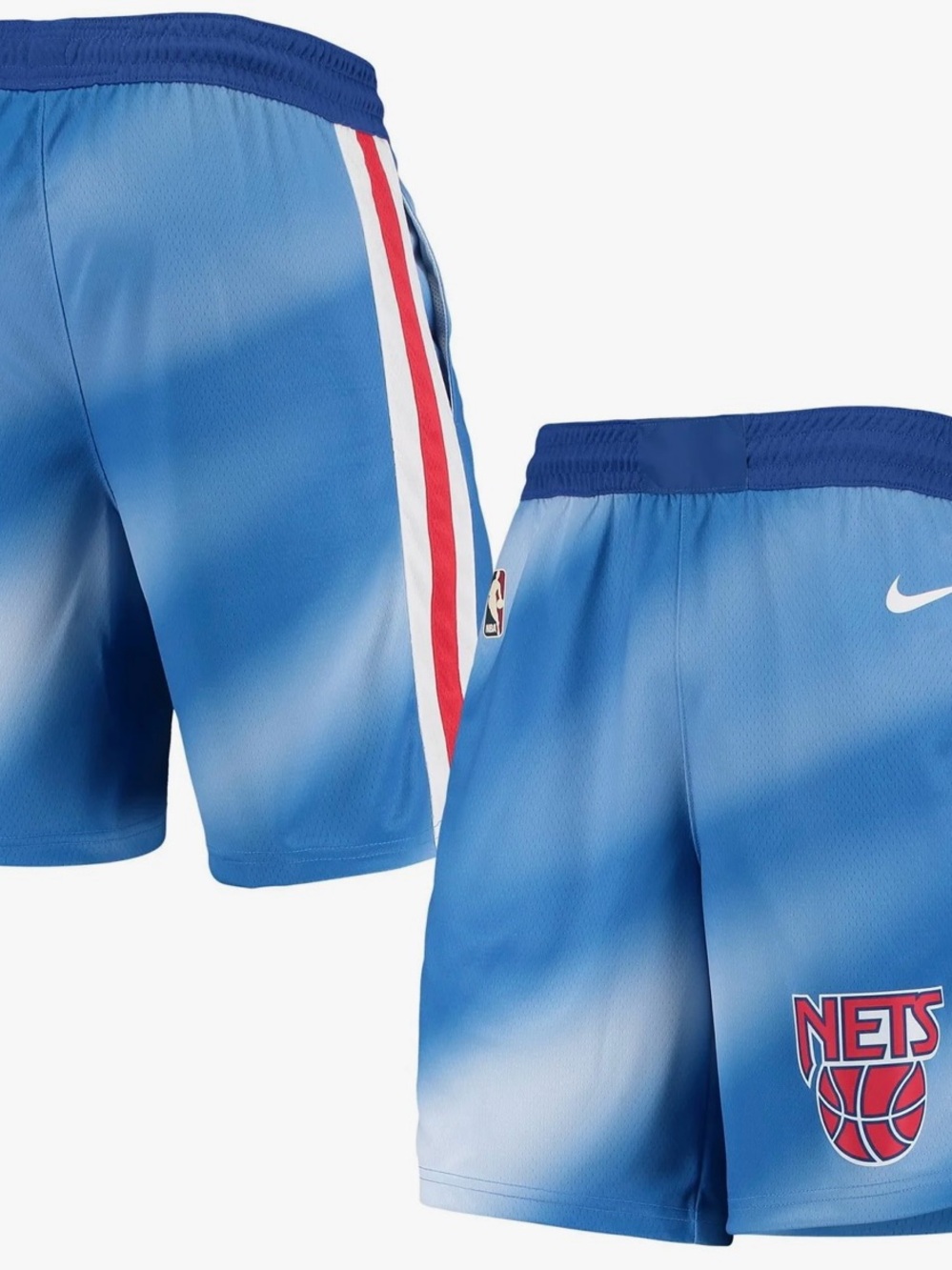 Nike Blue Brooklyn Nets Athletic Basketball Shorts classic swing man